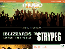 Tablet Screenshot of bandonmusicfestival.com